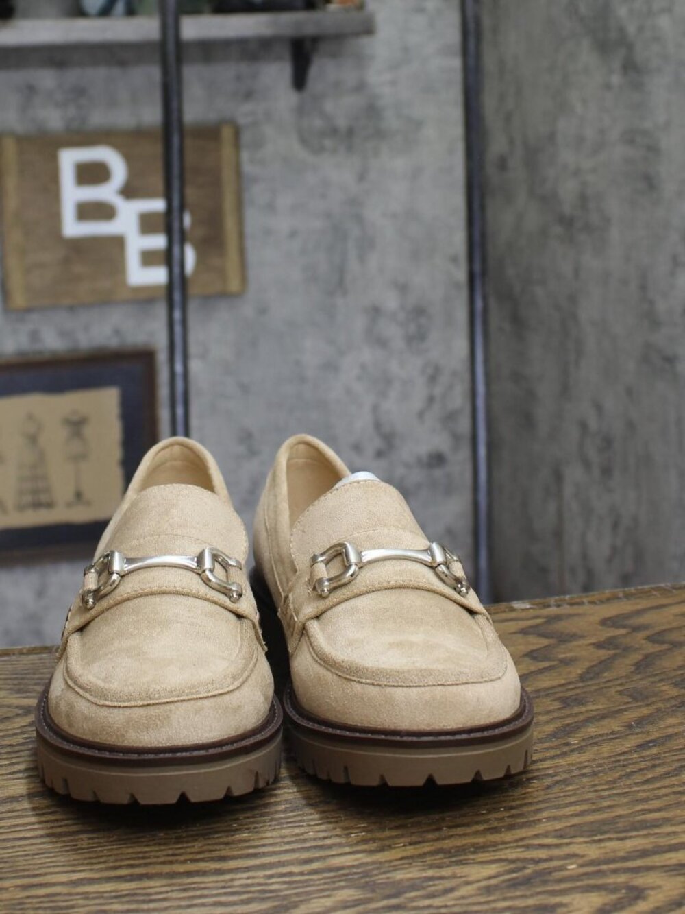 NWT Journee Collection Comfort Foam Jessamey Platform Loafers Taupe Brown 7.5M - Picture 4 of 10